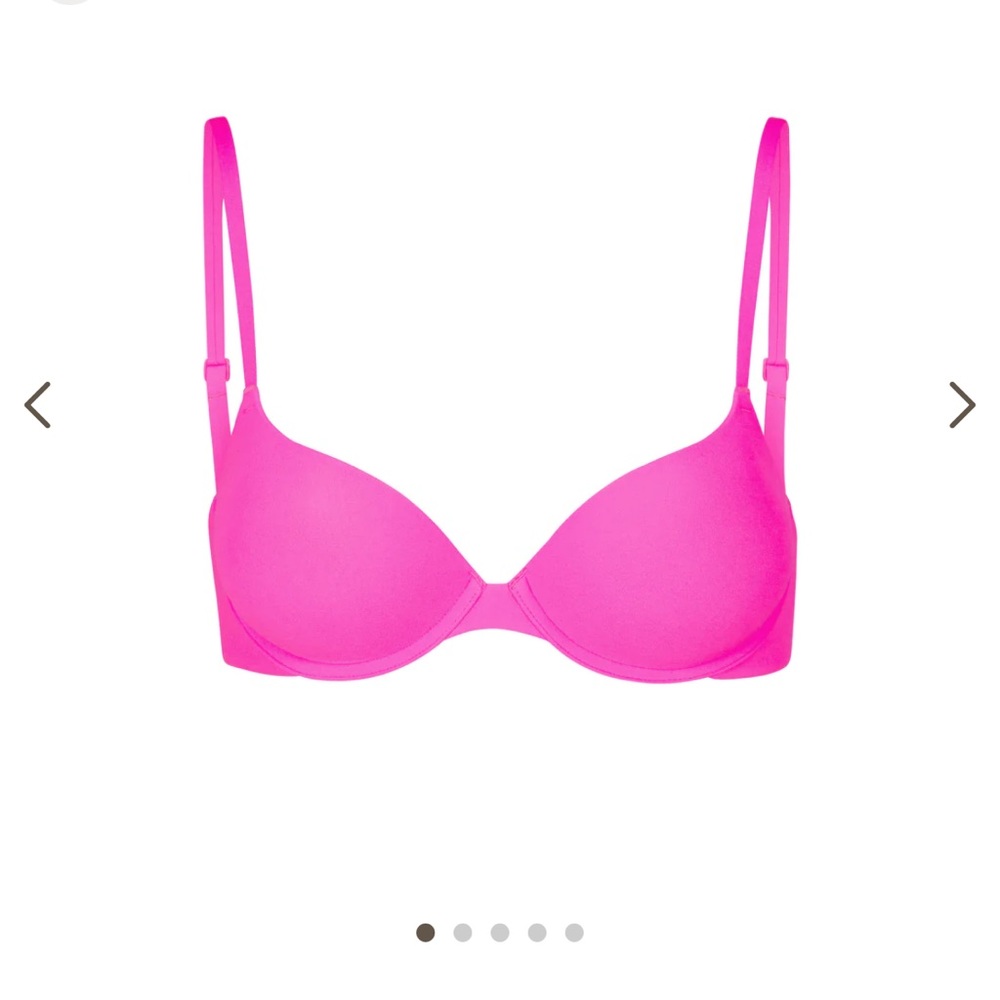 Skims fits everybody push up bra neon pink new 30C